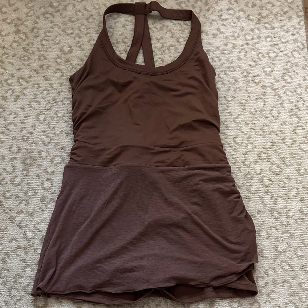 FP Movement by Free People Chocolate Brown Tank Dress